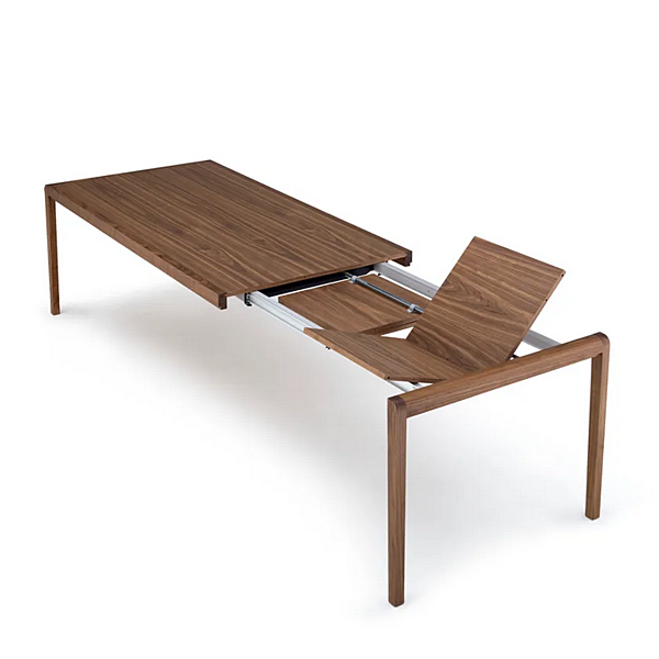 Table rectangulaire extensible en bois ARTE BROTTO Leonardo L619 A L619/130A, L619/160A, L619/180A, L619/200A, L619/250A usine Arte Brotto de l'Italie. Foto №2