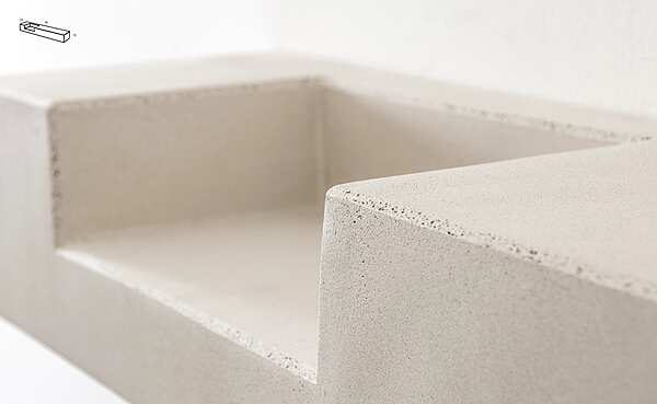 Étagère Minotti Concrete usine Minotti de l'Italie. Foto №3
