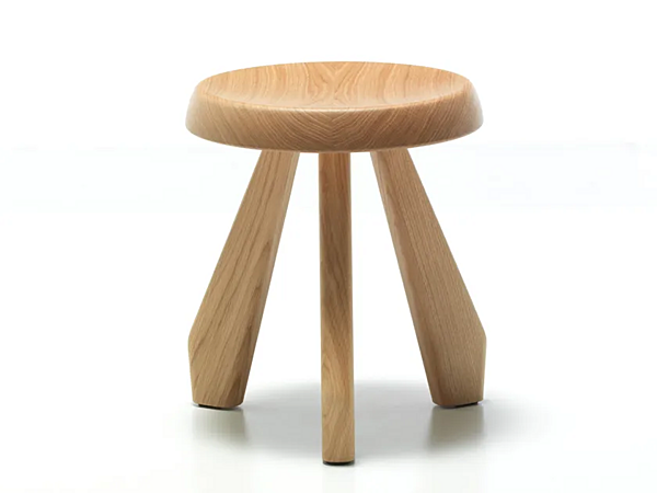 Table basse ronde en noyer CASSINA collection Meribel usine CASSINA de l'Italie. Foto №1