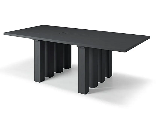 Table à manger rectangulaire en bois massif La Basilica CASSINA usine CASSINA de l'Italie. Foto №1
