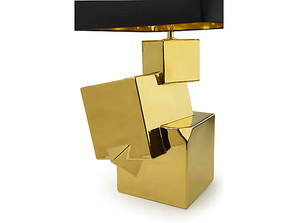 Lampe de table en céramique pyrite MARIONI 02218MBL usine MARIONI de l'Italie. Foto №5