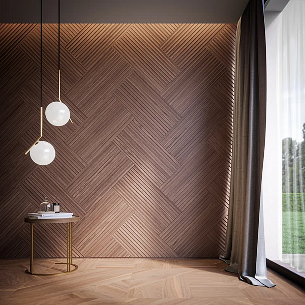 Boiserie en bois 3D ARTE BROTTO usine Arte Brotto de l'Italie. Foto №13