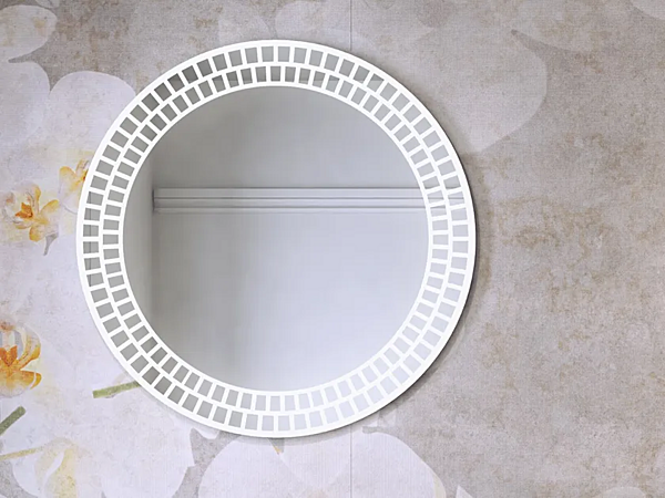 Miroir de salle de bain rond avec éclairage intégré ARTELINEA RI TRATTI TRB, TRD usine ARTELINEA de l'Italie. Foto №1
