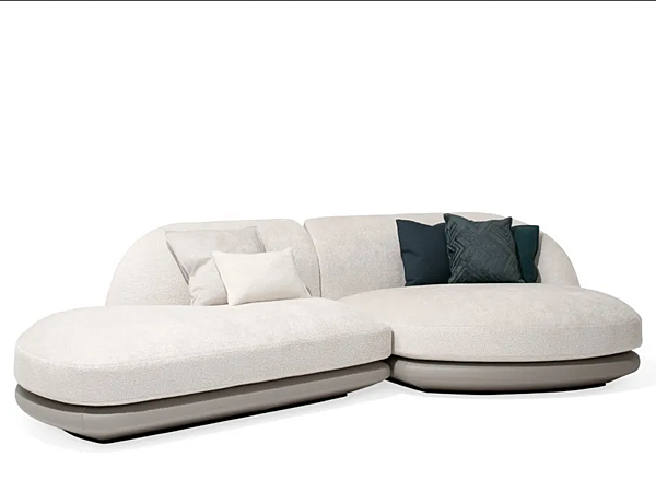 Canapé d'angle en tissu Vesper GIORGETTI usine GIORGETTI de l'Italie. Foto №1
