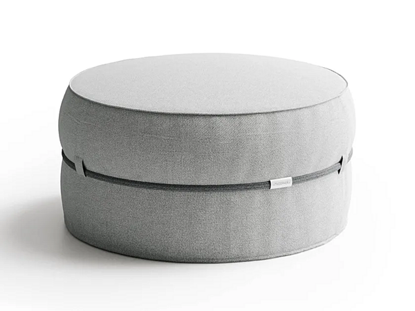 Pouf de jardin rond en tissu avec housse amovible Atmosphera Ponente CXPN.PF usine ATMOSPHERA de l'Italie. Foto №1