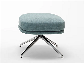 Pouf rembourré avec base à 4 branches Sunset Saba