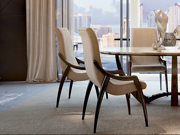 Fauteuil en cuir rembourré Bizzotto Italia Symphony Infinity usine Bizzotto Italia de l'Italie. Foto №1