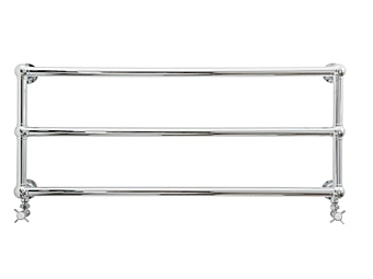 Chauffe-serviettes mural horizontal en acier Gentry Home collection Green Park 4 usine Gentry Home de l'Italie