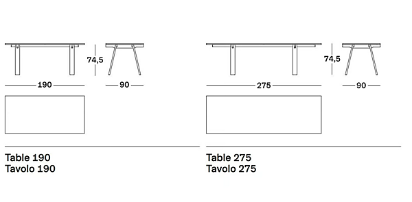 Table rectangulaire en bois Ambrosiano 2322 ZANOTTA usine ZANOTTA de l'Italie. Foto №4