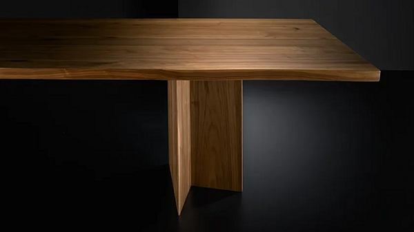 Table rectangulaire en bois massif Vero Compact Boomerang ARTE BROTTO L640, BOOMERANG usine Arte Brotto de l'Italie. Foto №5