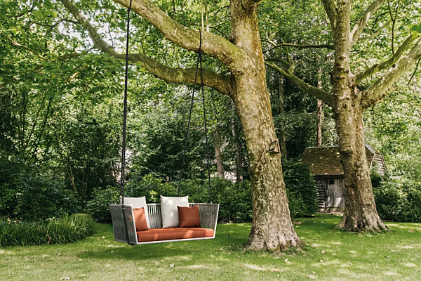 Fauteuil suspendu de jardin 2 places en tissu KETTAL Bitta usine KETTAL de l'Italie. Foto №3