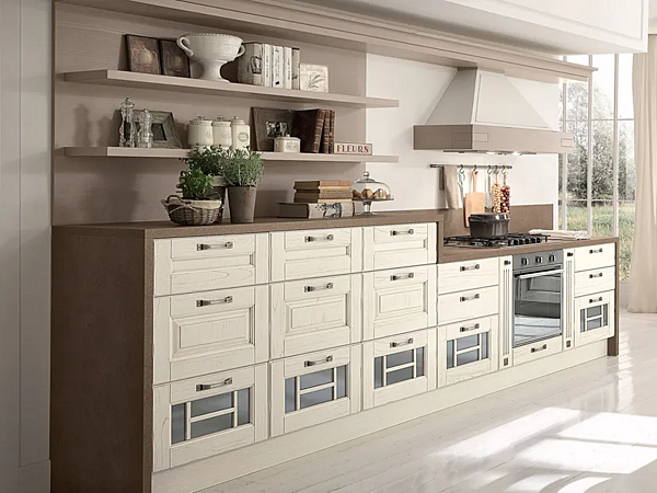 Cuisine en bois Laura LUBE CUCINE 05 usine LUBE CUCINE de l'Italie. Foto №6