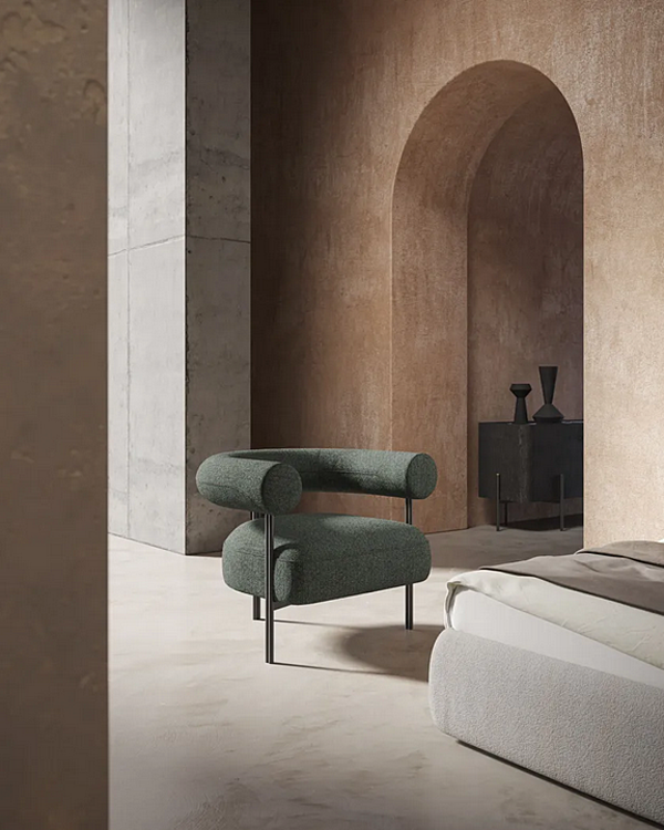 Fauteuil en tissu rembourré Toro Liu Jo Living Collection usine Liu Jo Living Collection de l'Italie. Foto №9