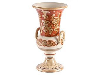 Vase en céramique fait main Lustro Impero L_Antica Deruta LI/321/37