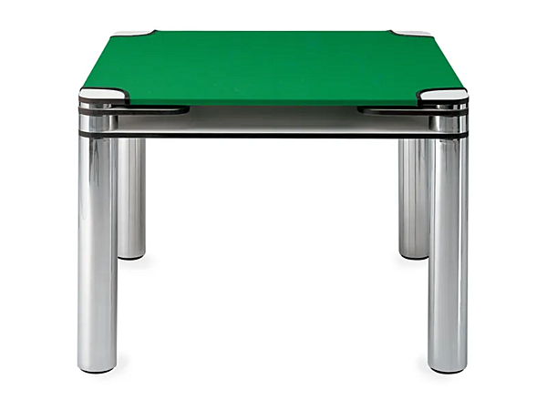 Table de jeu carrée en bois pour poker ZANOTTA usine ZANOTTA de l'Italie. Foto №1