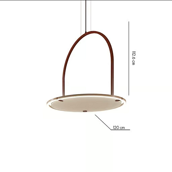 Suspension acoustique en tissu AXOLIGHT U Light Acoustic usine Axolight de l'Italie. Foto №5