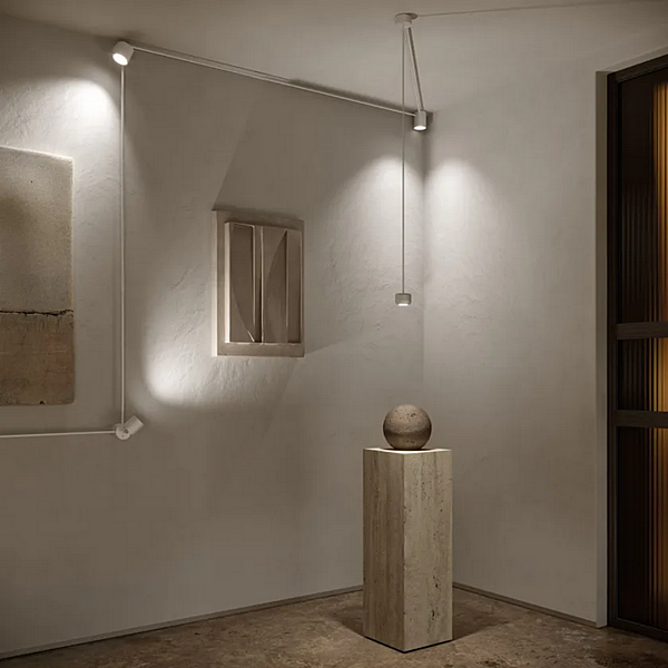 Lampe de plafond modulaire LED en métal AXOLIGHT Pivot usine Axolight de l'Italie. Foto №7