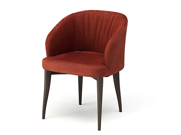 Chaise en bois massif rembourrée Leonardo L82 ARTE BROTTO L82 usine Arte Brotto de l'Italie. Foto №1