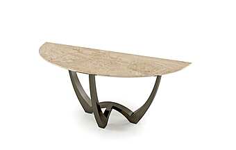 Fauteuil avec accoudoirs en tissu capitonné Symphony Bizzotto Italia