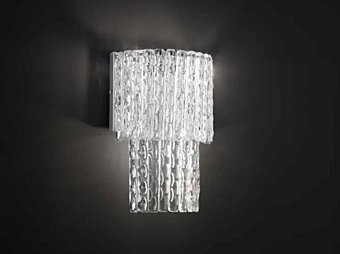 Applique murale en cristal Cascade A3 Euroluce Lampadari usine EUROLUCE LAMPADARi de l'Italie