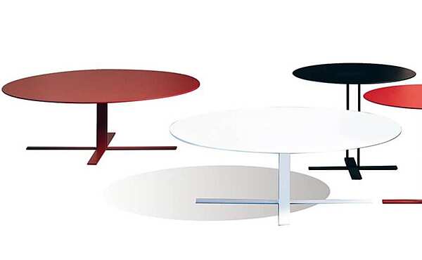 Table basse ronde en MDF Piu Saba usine SABA de l'Italie. Foto №2