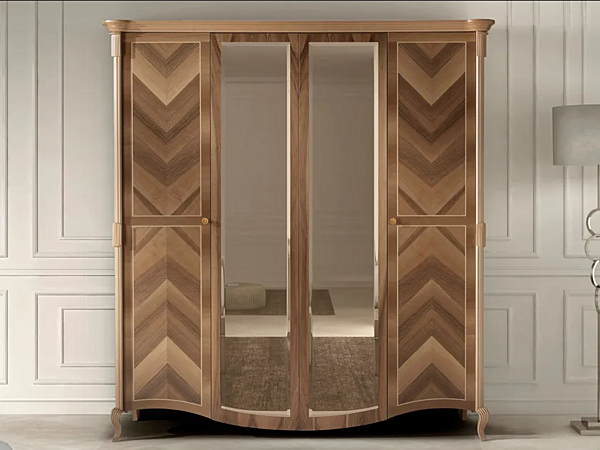 Armoire en bois miroir Prestige 2 CASA +39 C22350 usine CASA +39 de l'Italie. Foto №1