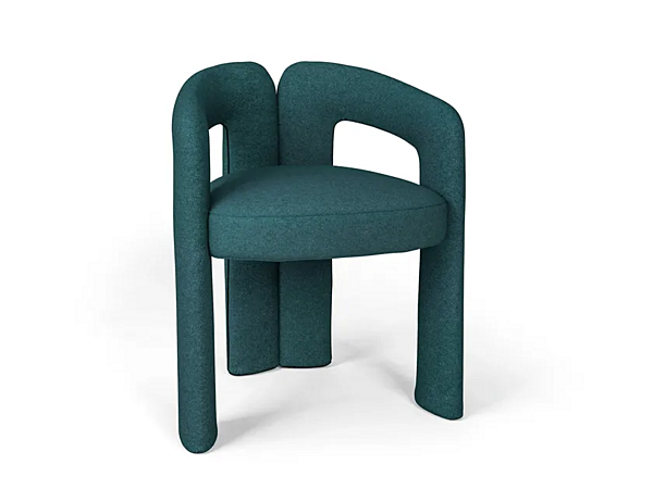 Fauteuil en tissu avec housse amovible CASSINA Dudet Pro usine CASSINA de l'Italie. Foto №3