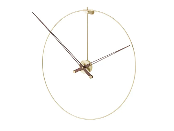 Horloge murale en laiton LIGNE ROSET collection Pik 11230480-11230481 usine LIGNE ROSET de l'Italie. Foto №2