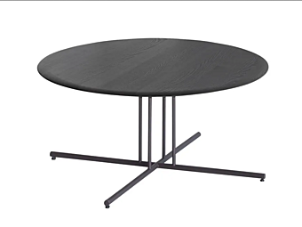 Table basse ronde en frêne et métal GRAPHIC 955 TBC 60 80 Potocco 955/TBC-60, 955/TBC-80