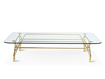 Table basse rectangulaire en cristal Botany GHIDINI1961 Table basse rectangulaire en cristal Botany GHIDINI1961 usine GHIDINI1961 de l'Italie