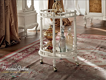 Chariot de cuisine en bois massif 12661 Modenese Luxury Interiors usine MODENESE GASTONE de l'Italie