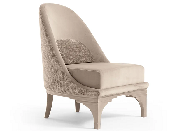 Fauteuil en tissu Duke de la marque CORTEZARI 760 usine CORTE ZARI de l'Italie. Foto №1