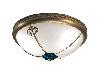 Plafonnier en verre satin MARIONI Canalgrande 01293