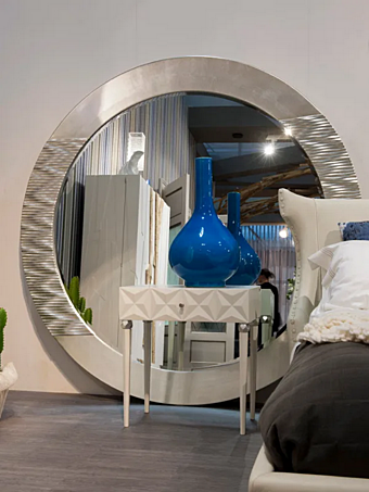 Miroir rond mural encadré en verre Bizzotto Italia 292 292