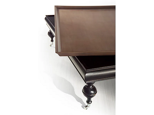 Table basse carrée en bois massif Thor MARIONI 02074 usine MARIONI de l'Italie. Foto №4