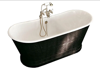 Baignoire autoportante en fonte Gentry Home York usine Gentry Home de l'Italie