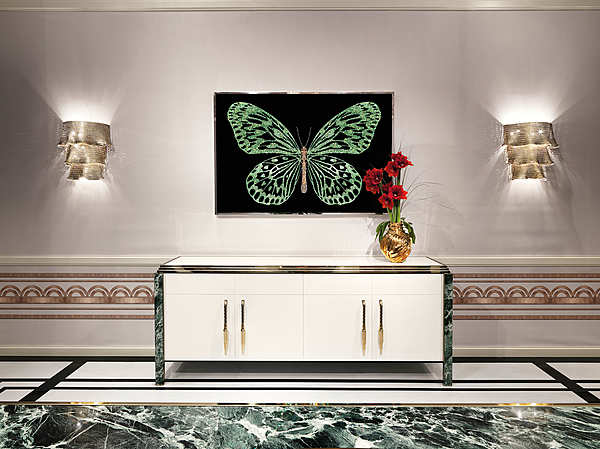 Panneau, peinture VISIONNAIRE (IPE CAVALLI) Green Butterfly