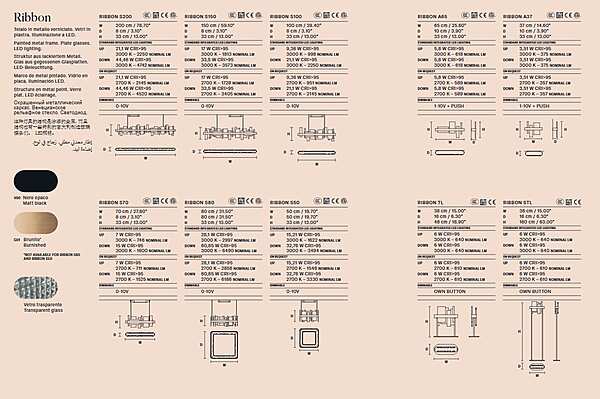 Lampe de bureau MASIERO (EMME PI LIGHT) RIBBON TL usine MASIERO (EMME PI LIGHT) de l'Italie. Foto №2