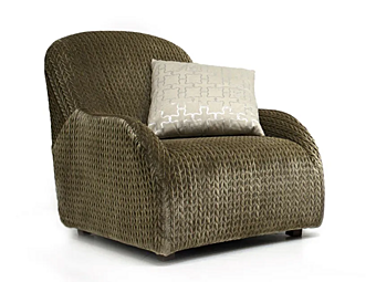 Fauteuil en velours Victoria FORMITALIA usine FORMITALIA de l'Italie