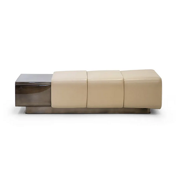 Pouf en cuir table basse cigare FORMITALIA usine FORMITALIA de l'Italie. Foto №9