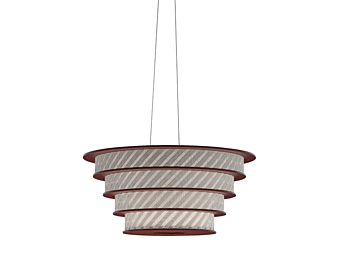 Lampe suspendue extérieure en bois et métal CPRN HOMOOD OD1054, OD1055