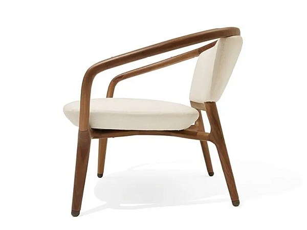 Fauteuil en tissu rembourré avec accoudoirs Pamina GIORGETTI 53440 usine GIORGETTI de l'Italie. Foto №2