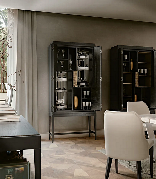 Wooden Highboard with Doors SEGRETI S1890 by ARTE BROTTO usine Arte Brotto de l'Italie. Foto №5