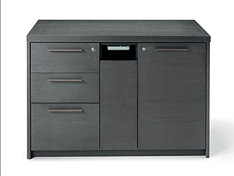 Unité de rangement en bois pour bureau avec plateau réglable en hauteur INCA i 4 Mariani Unité de rangement en bois pour bureau avec plateau réglable en hauteur INCA i 4 Mariani usine i 4 Mariani de l'Italie