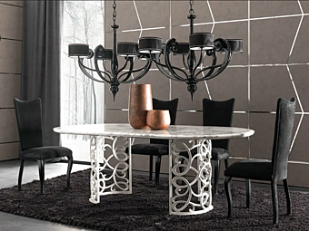 Table en marbre Flora CORTEZARI 223-RS-1M