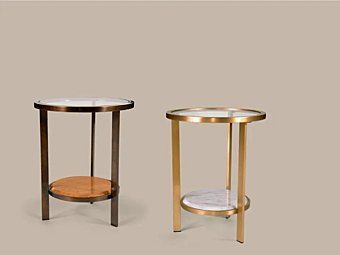 Table basse ronde en cristal Paul Borzalino PAUL 2 usine Borzalino de l'Italie