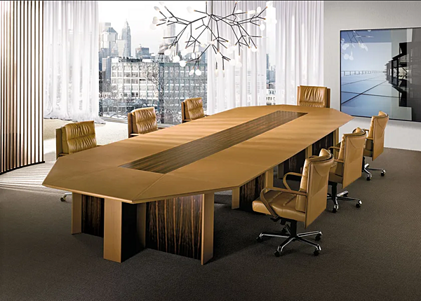 Table de réunion en bois Meteora I 4 Mariani usine i 4 Mariani de l'Italie. Foto №4