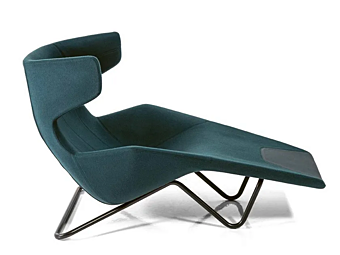 Chaise longue en tissu Moroso Take a Line for a Walk Chaise longue en tissu Moroso Take a Line for a Walk usine Moroso de l'Italie