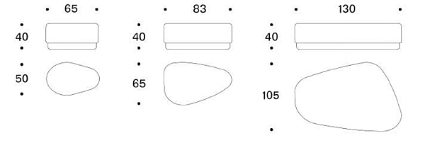 Pouf en tissu Saba collection Island usine SABA de l'Italie. Foto №3