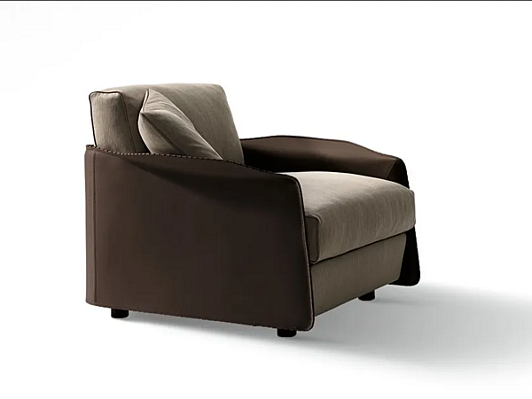 Fauteuil en tissu avec accoudoirs GIORGETTI Fabula 62960 usine GIORGETTI de l'Italie. Foto №1